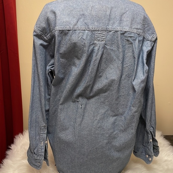 Vintage Timberland Denim Shirt (Men’s Medium Weathergear Rugged Fit) C1 - Picture 6 of 7
